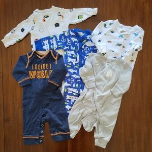 3 month baby boy Carter's Play Sleepers